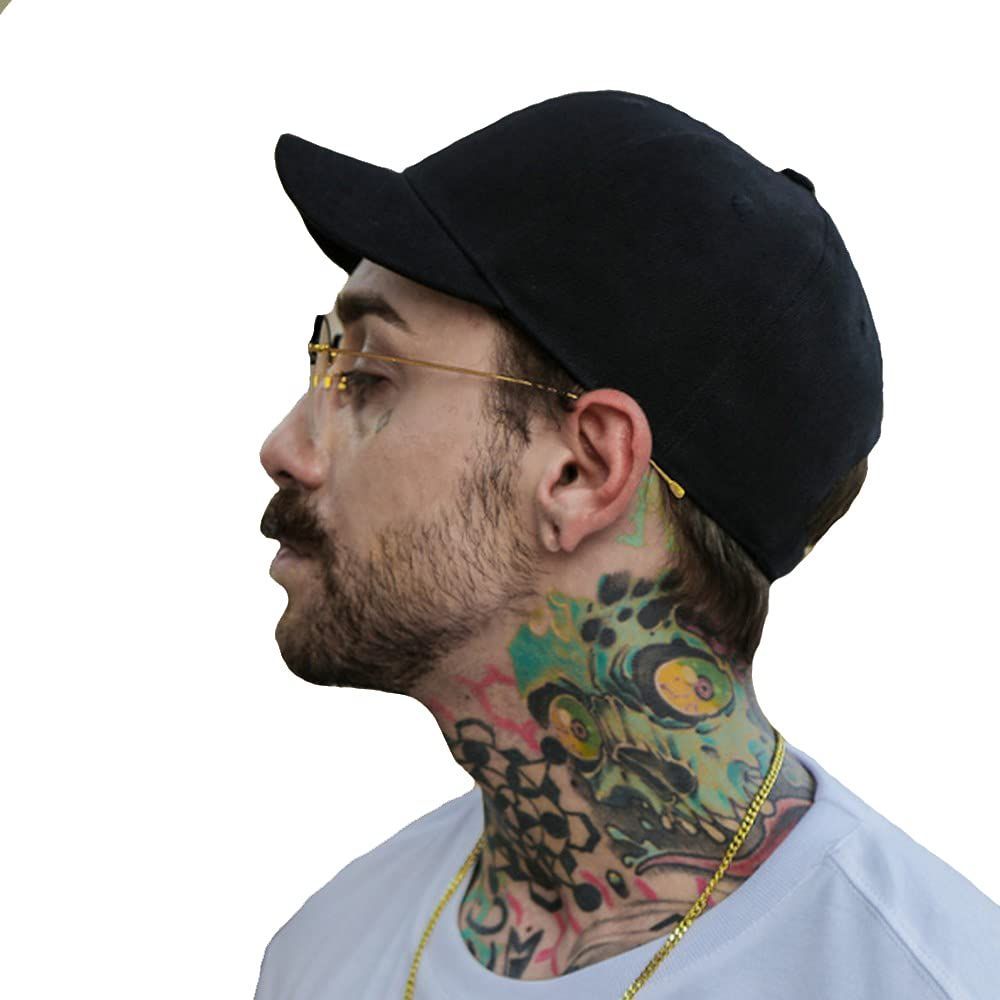 brim short オシャレ シンプル 日よけ カジュアル 作業帽子 無地 トラッカーキャップ 短ツバ 大きいサイズ コットン ショートブリム メンズ アンパイアキャップ Croogo