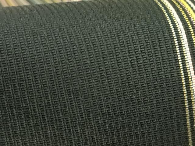 平和屋着物□極上 本場筑前博多織 草木染 手織工房 染匠：小森久 八寸