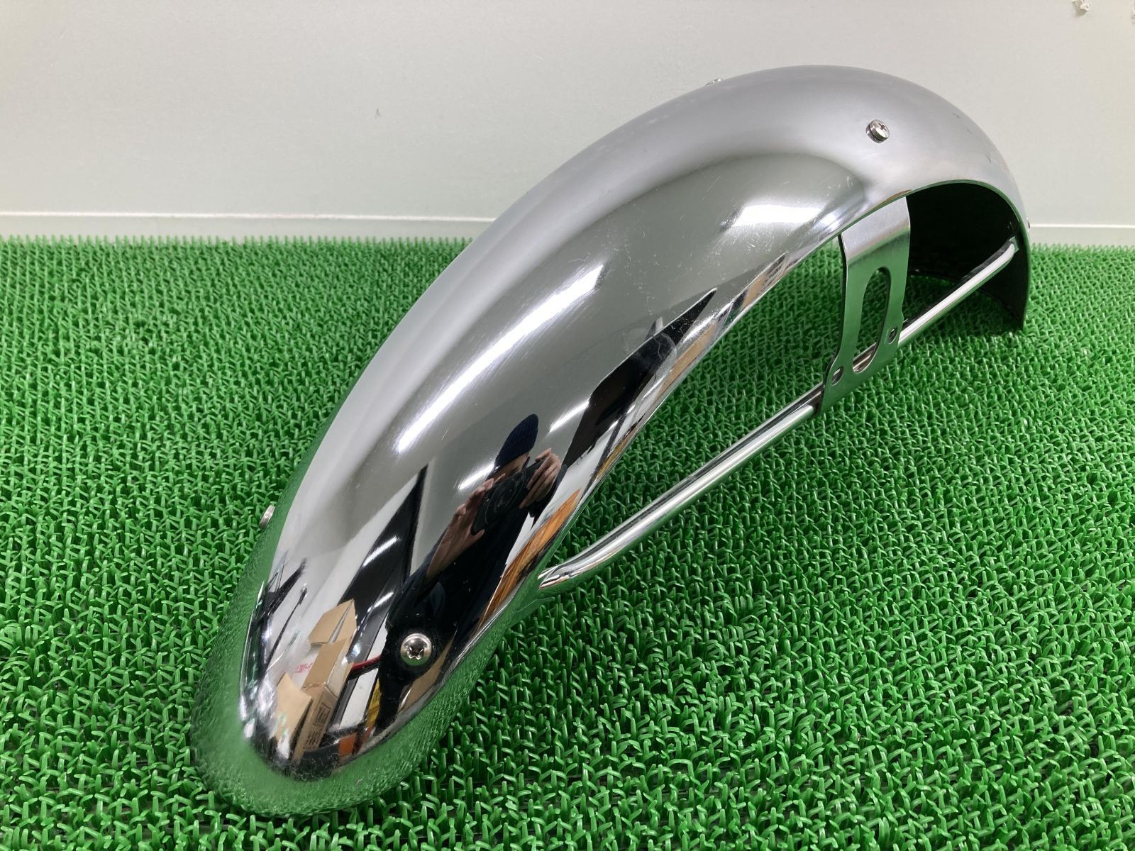 W800 フロントフェンダー カワサキ 純正 中古 バイク 部品 EJ400A EJ650A EJ800A W400 W650 コケキズ無し 車検 Genuine