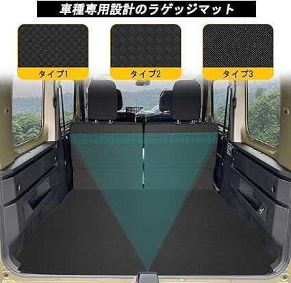 ダイハツ　アトレー　荷室　ラゲッジマット ダイハツ 新型 アトレー S7系 ラゲッジルームマット 送料無料