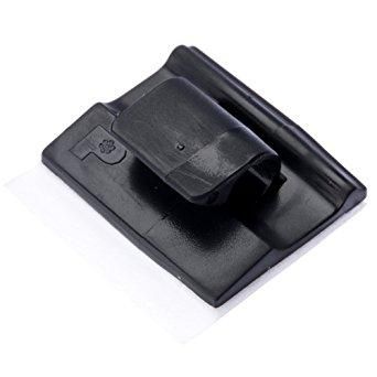 2営業日で発送 ACC38ATC0パンドウイット 固定具 コードクリップ アクリル系粘着テープ付耐候性黒100個入7311605