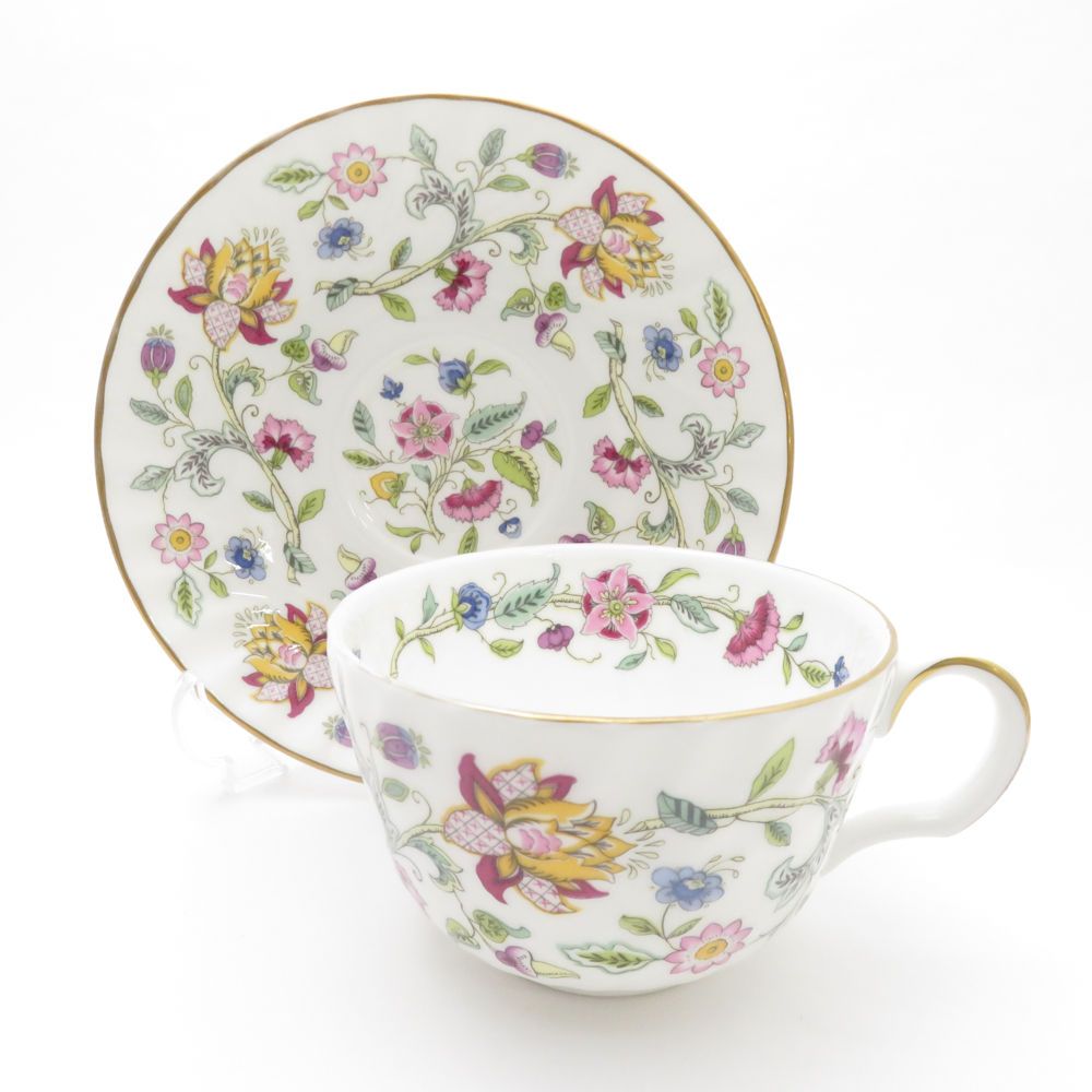 MINTON 'Haddon Hall' English Bone China Tea Service #B-1451 | all about fred