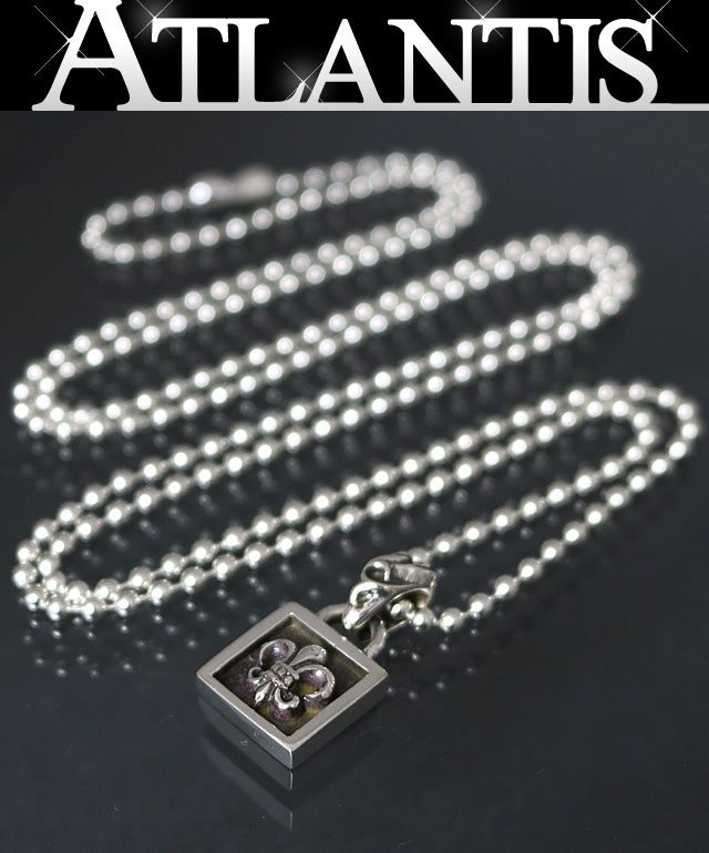 CHROME HEARTS 銀座店 クロムハーツ インボイス付き フレームド BSフ ボールチェーン ネックレス シルバー SV925 99127