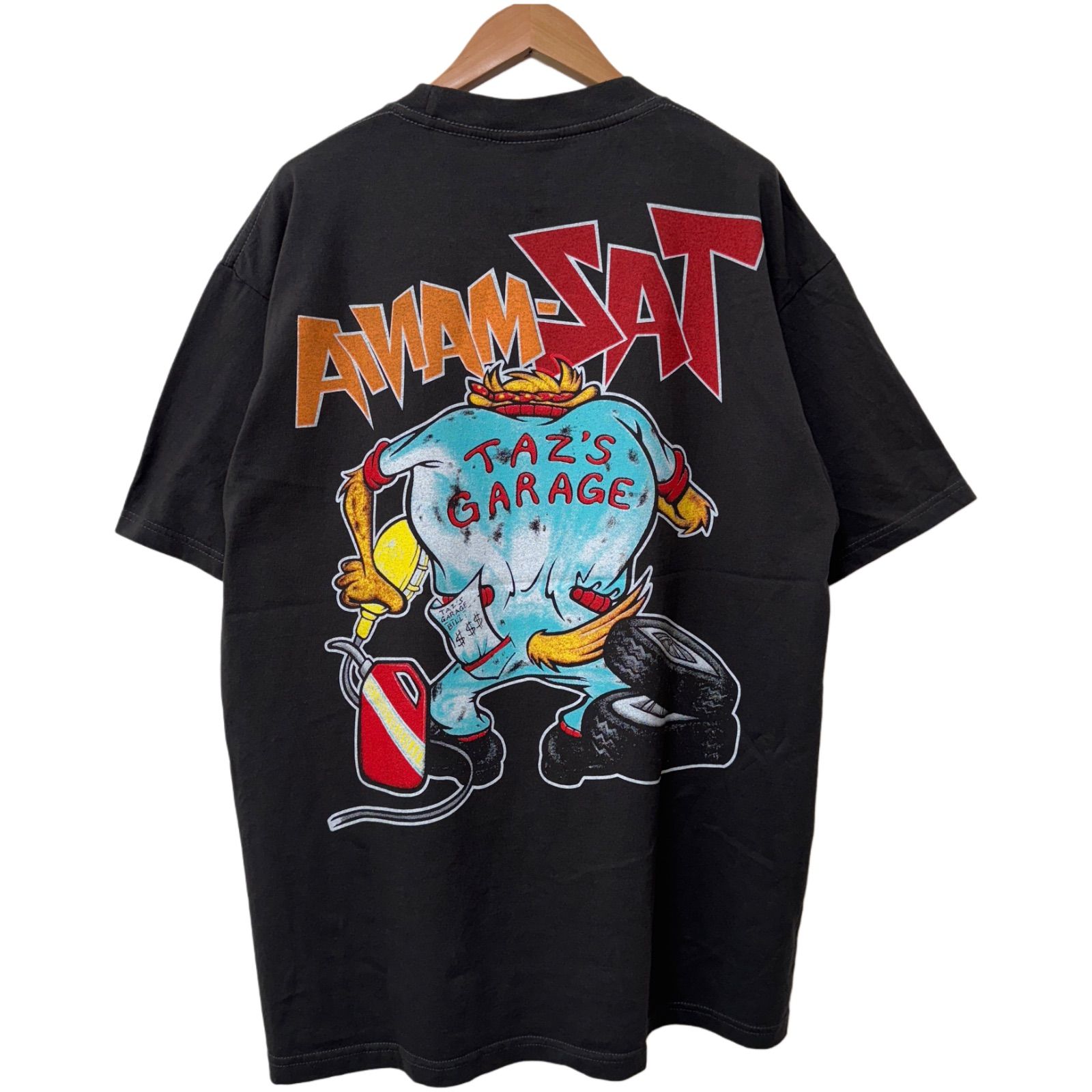 タズマニアン・デビル Tシャツ XLサイズ ブラック ヘインズ タズマニアン・デビル Tシャツ XLサイズ ブラック ヘインズ
