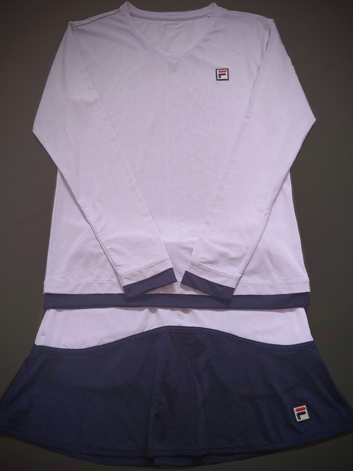 FILA テニス ウエア セット シャツ S スコート M FILA フィラ