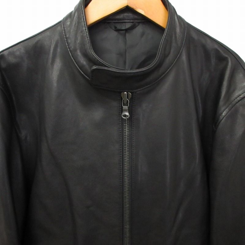 ジョセフ JOSEPH 近年 美品 ラムレザー シングルライダースジャケット