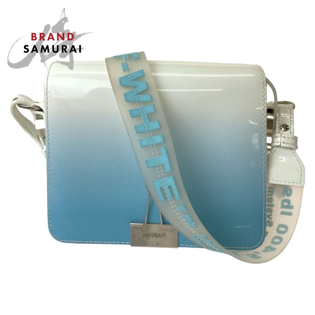 オフホワイト OFF WHITE バインダークリップ ショルダーバッグ 