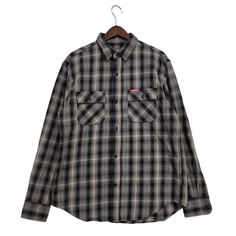 メンズ HYSTERIC GLAMOUR ヒステリックグラマー WORK CHECK NEL SHIRT 02213AH13 ワークネルシャツ チェック柄 長袖 トップス 140-250408-ay-07-IZU