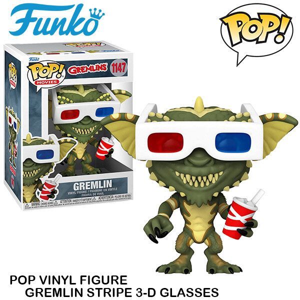 グレムリン　ギズモ　ストライプ　2体セット　フィギュア　FUNKO　POP Pop! Gizmo with Bow | Funko