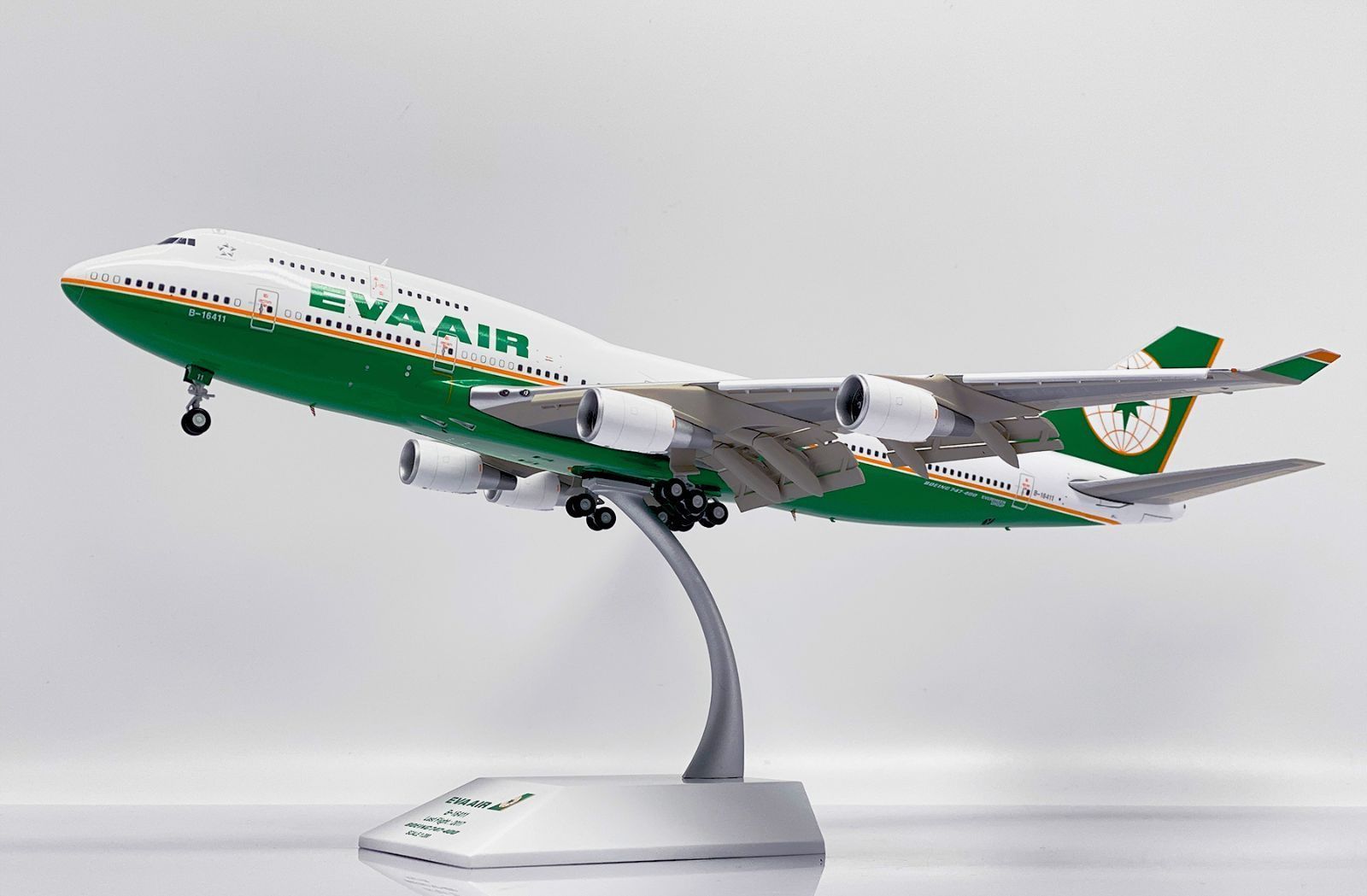 エバー航空 747-400 B-16411 1/200 EVA Air Boeing 747-400 B-16411 Final Flight Gemini Jets