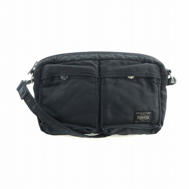 美品　吉田カバン　ポーター　タンカー　ナイロンウエストバッグ　/ブラック　黒 TANKER(タンカー) WAIST BAG | 吉田カバンホームページ