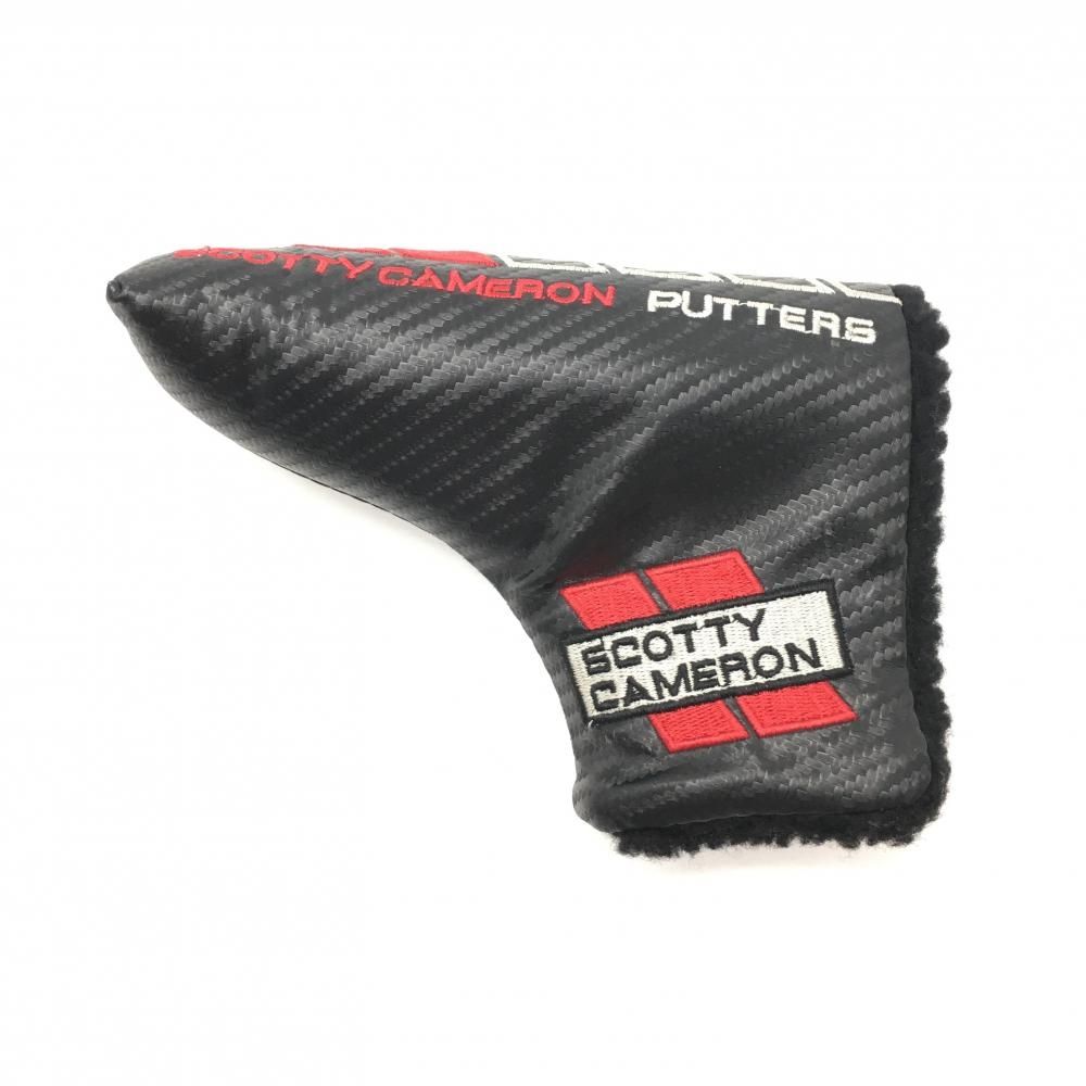 超美品】スコッティキャメロン×タイトリスト パターカバー 黒×レッド