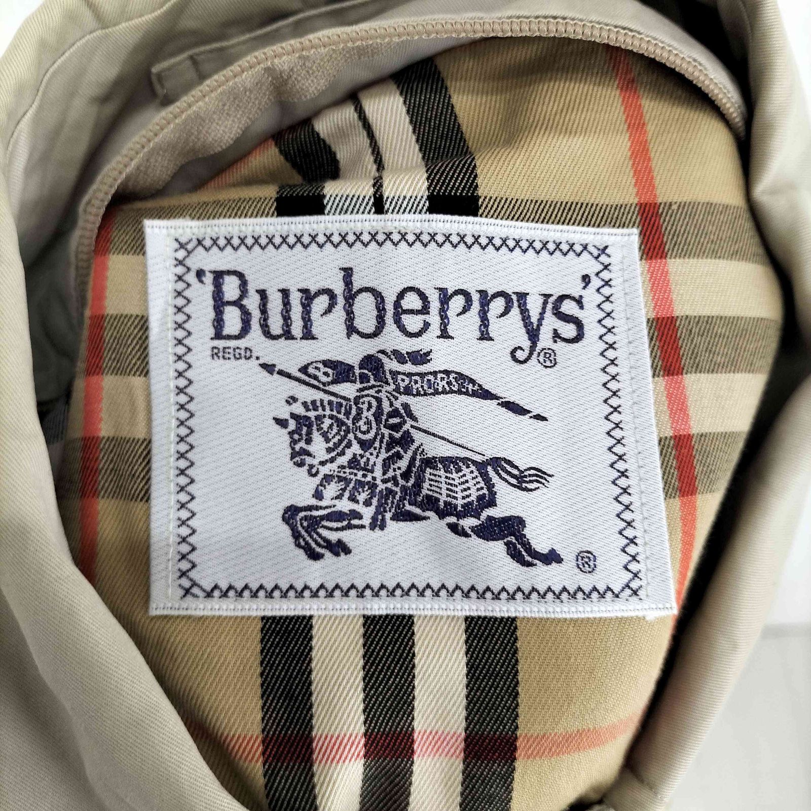 BURBERRYS 裏地ノヴァチェックステン