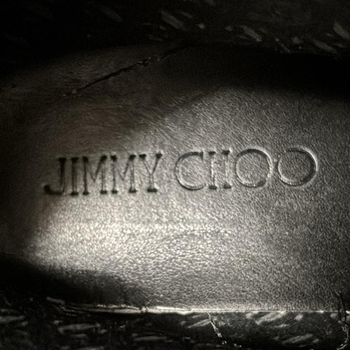 JIMMY CHOO ジミーチュウ レインブーツ 40 レディース - 黒 インソール取外し可 WWW_NOITHATQUANGTHANH_NET