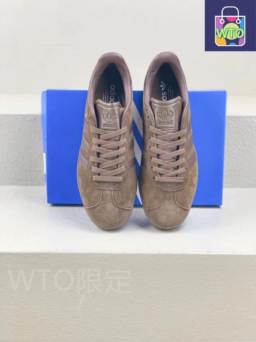 adidas GAZELLE ガゼル スニーカー 茶色 ブラウン - メルカリ