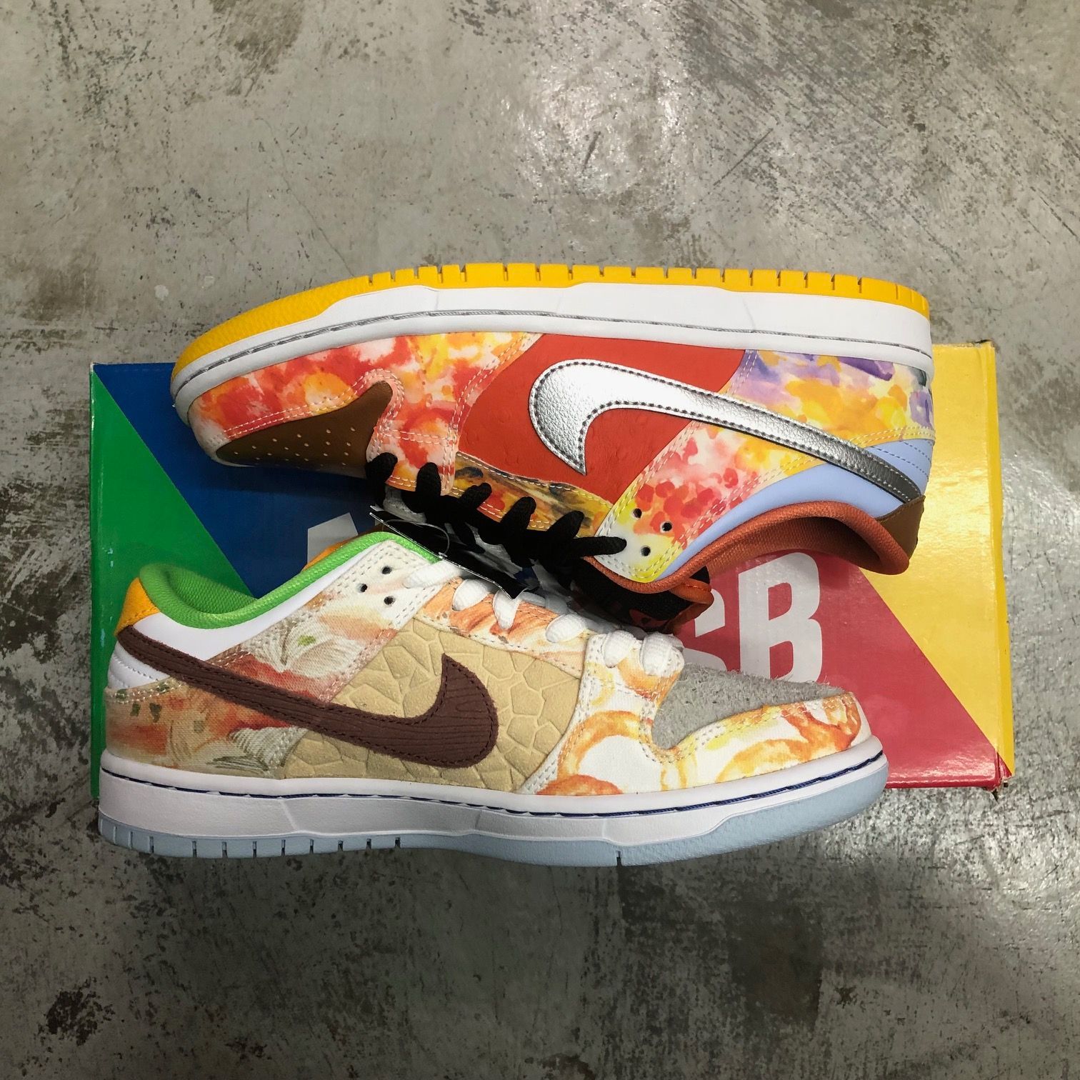 新品 国内正規 Nike SB Dunk Low Street Hawker CV1628-800 ストリート ホーカー 2021年製 ダンク スニーカー ナイキ 25.5cm 72872A1