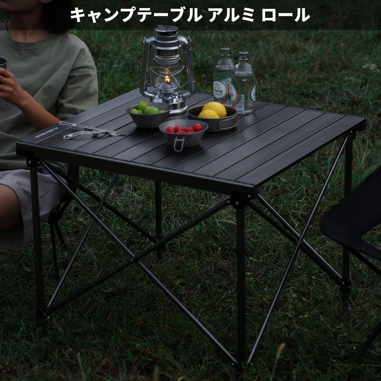 数量限定】ロールテーブル アウトドア アルミ ハイキング ング キャンプテーブル ビーチ 運動会 BBQ WALKER 折りたたみ式 コンパクト  WOLF 超軽量 収納袋つき - メルカリ