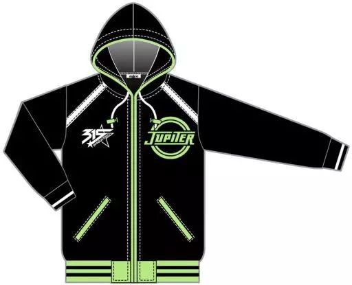 アウターウェア(キャラクター)　Jupiter ジャージ(長袖) ブラック Mサイズ 「アイドルマスター SideM」 中古】アウターウェア(キャラクター) Jupiter ジャージ(長袖