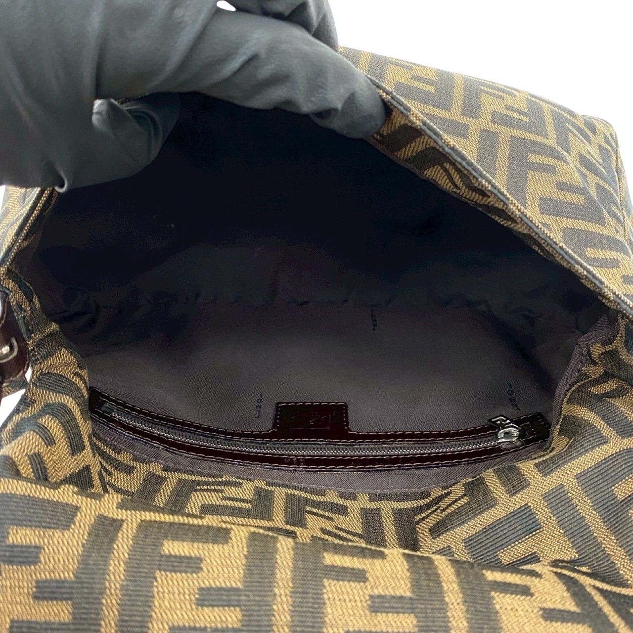 カ*ォ様 FENDI ヴィンテージ　マンマバケット　スパンコール　ハンドバッグ フェンディ マンマバケット スパンコール×レザー 2WAY