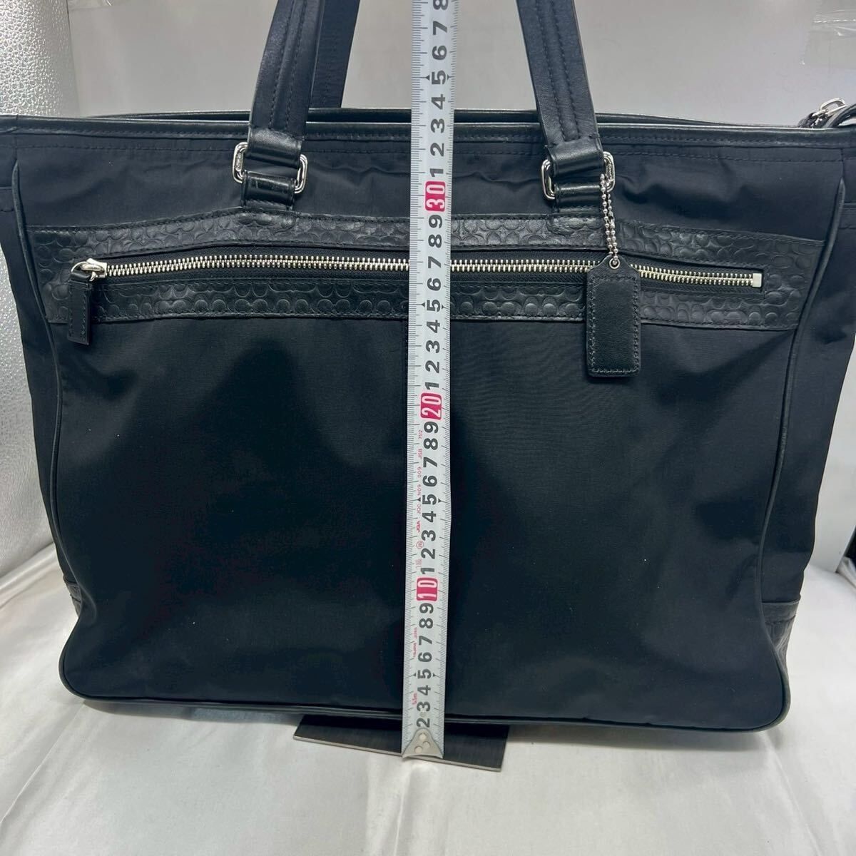 美品 4809 COACH コーチ A4 ビジネストートバッグ ブラック 美品 コーチ COACH トートバッグ ネイビー ビジネスバッグ