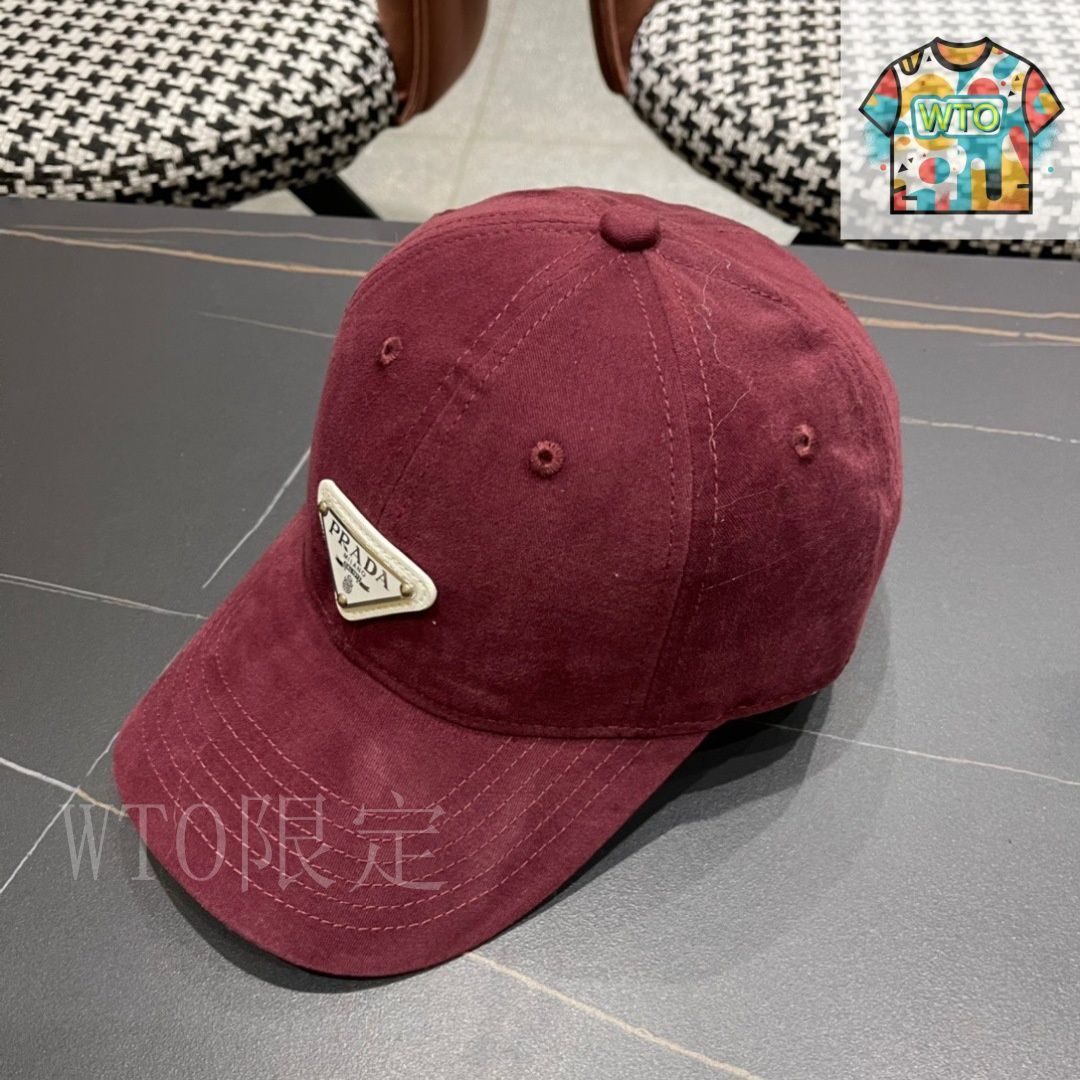 パリ直送!【PRADA】☆ベルベット ベースボールキャップ☆ PRADA＊Velvet baseball cap ベルベットキャップ＊送料込 (PRADA