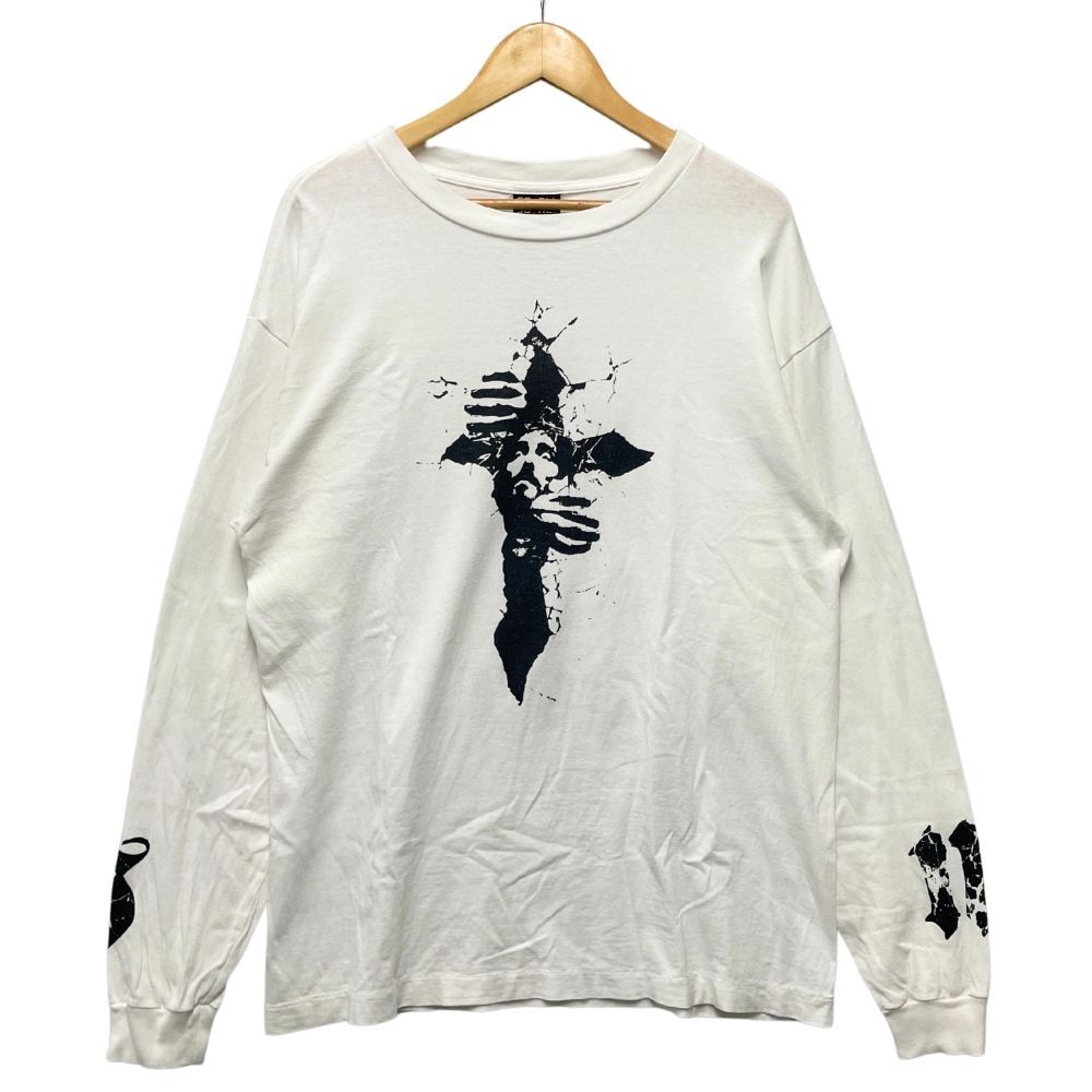SAINT MICHAEL セントマイケル 品番 SM-S22-0000-028 LS TEE_SM ロング Tシャツ ホワイト サイズ L | 50725