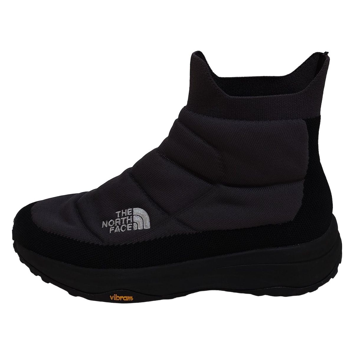 THE NORTH FACE ノースフェイス ショートブーツ 27 メンズ シェルター ニット ミッド ウォーターレペレント NF52243 ダークグレー×黒