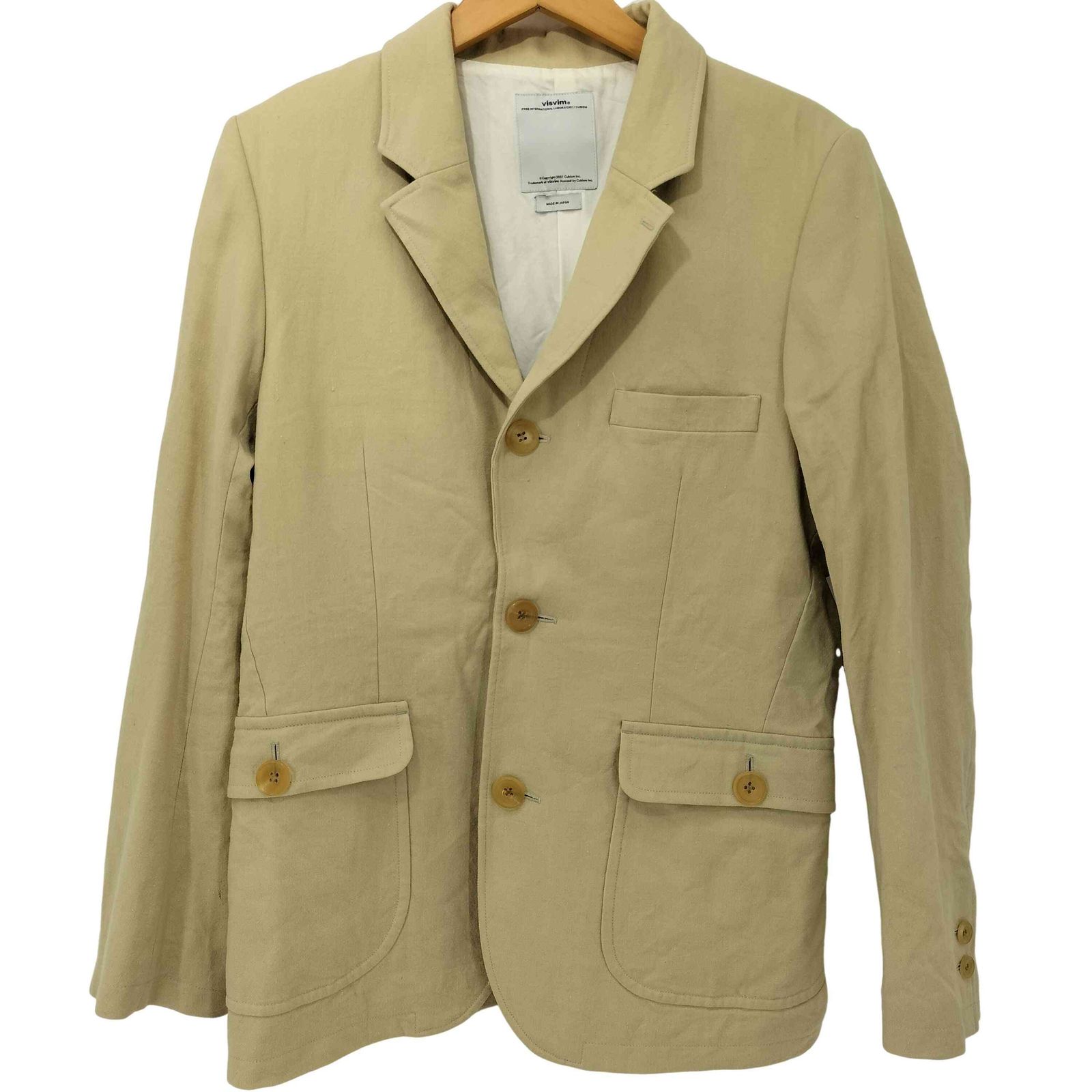 ビズビム VISVIM ACADEMIA BLAZER (PREMIUM WOOL) アカデミア ブレザー ジャケット メンズ  2