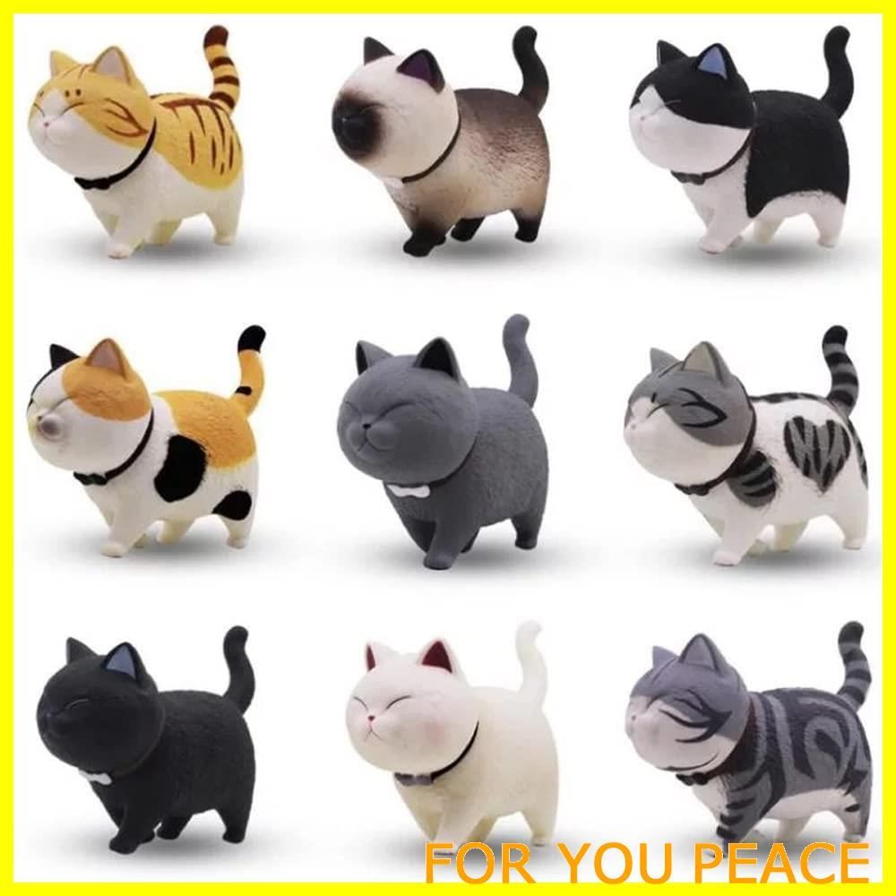 新着商品】AAGWW 猫グッズ 雑貨セット - 働物フィギュア 猫