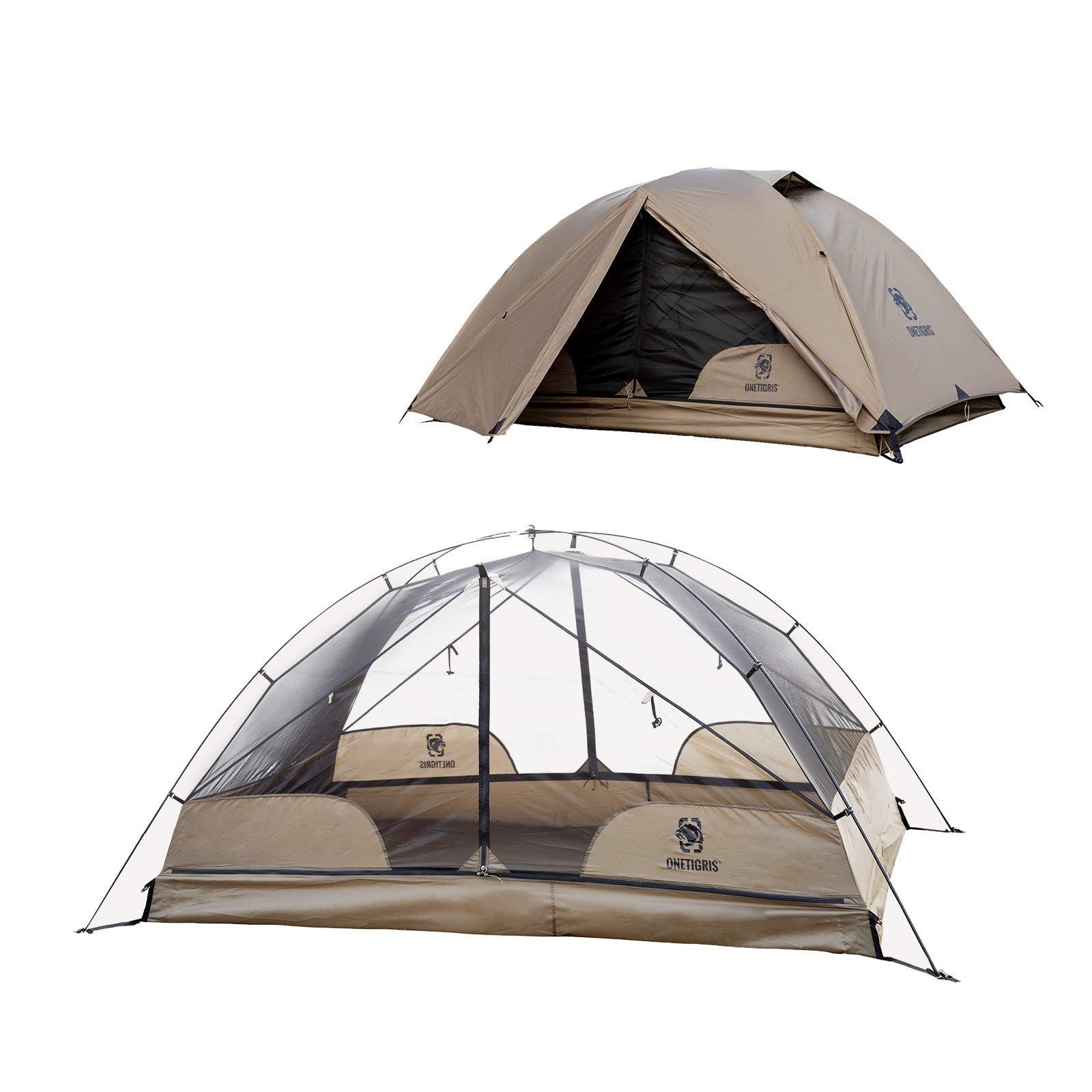 onetigris cosmitto2.0 ブラウン OneTigris COSMITTO Backpacking Tent | 3-Season double tent