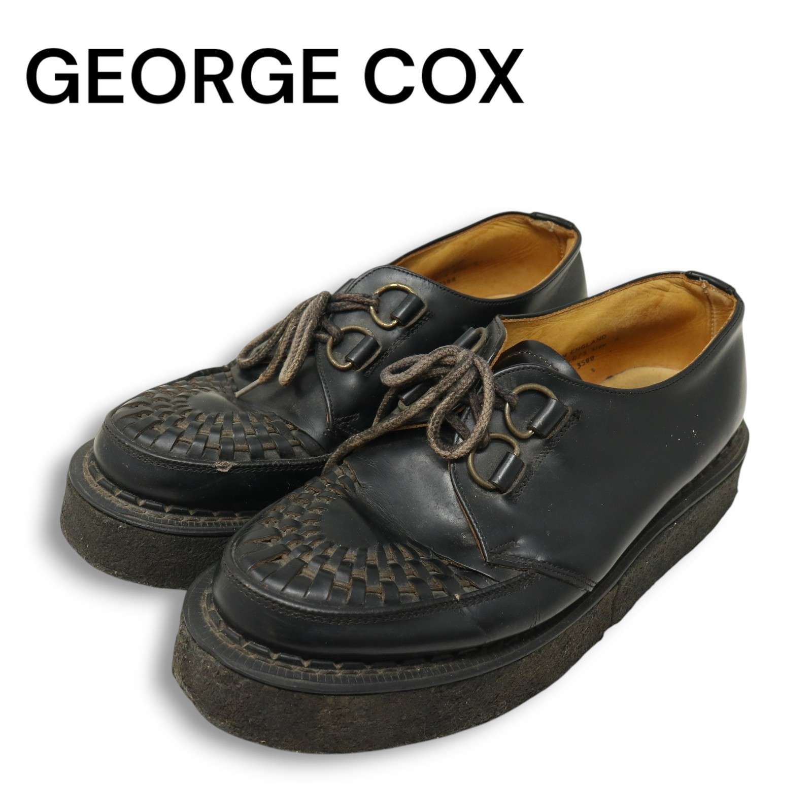 英国製☆ GEORGE COX ジョージコックス 通年 ラバーソール