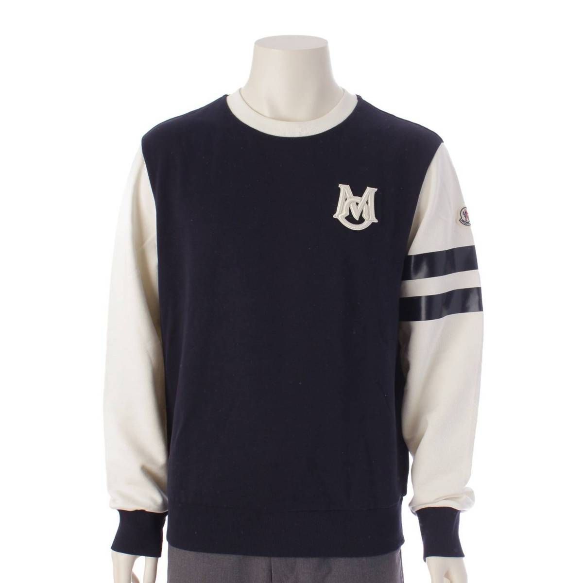 MONCLER モンダック ロゴ スウェットトレーナー ネイビー Monduck