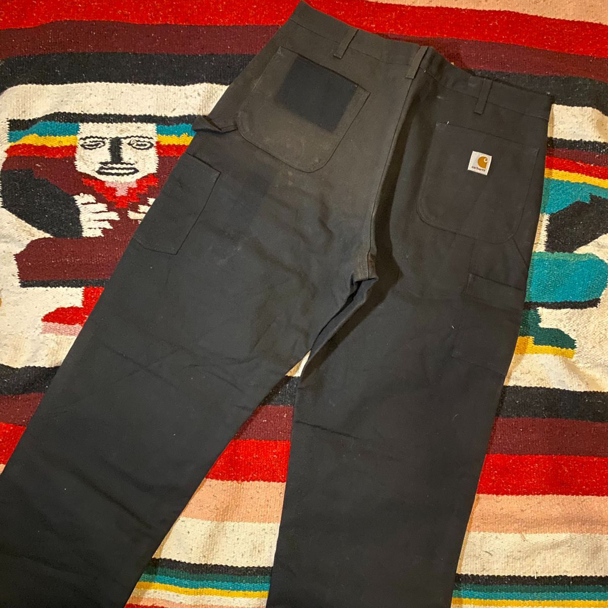 Carhartt Double Knee Black Duck Painter Pants カーハート ダブルニー ブラック ダック ペインター パンツ  MADE IN MEXICO メキシコ製 Original Dungaree FIT 38×34 - メルカリ