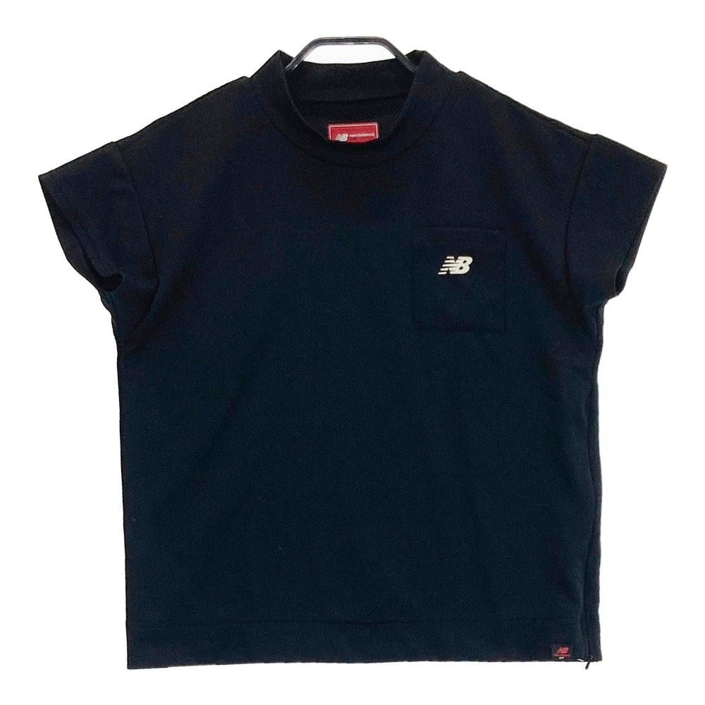 サイズ：1 NEW BALANCE GOLF ニューバランス ; ハイネック 半袖Tシャツ  ブラック系 [240101479174] ゴルフウェア レディース ストスト サイズ：1 NEW BALANCE GOLF ニューバランス ハイネック 半袖T
