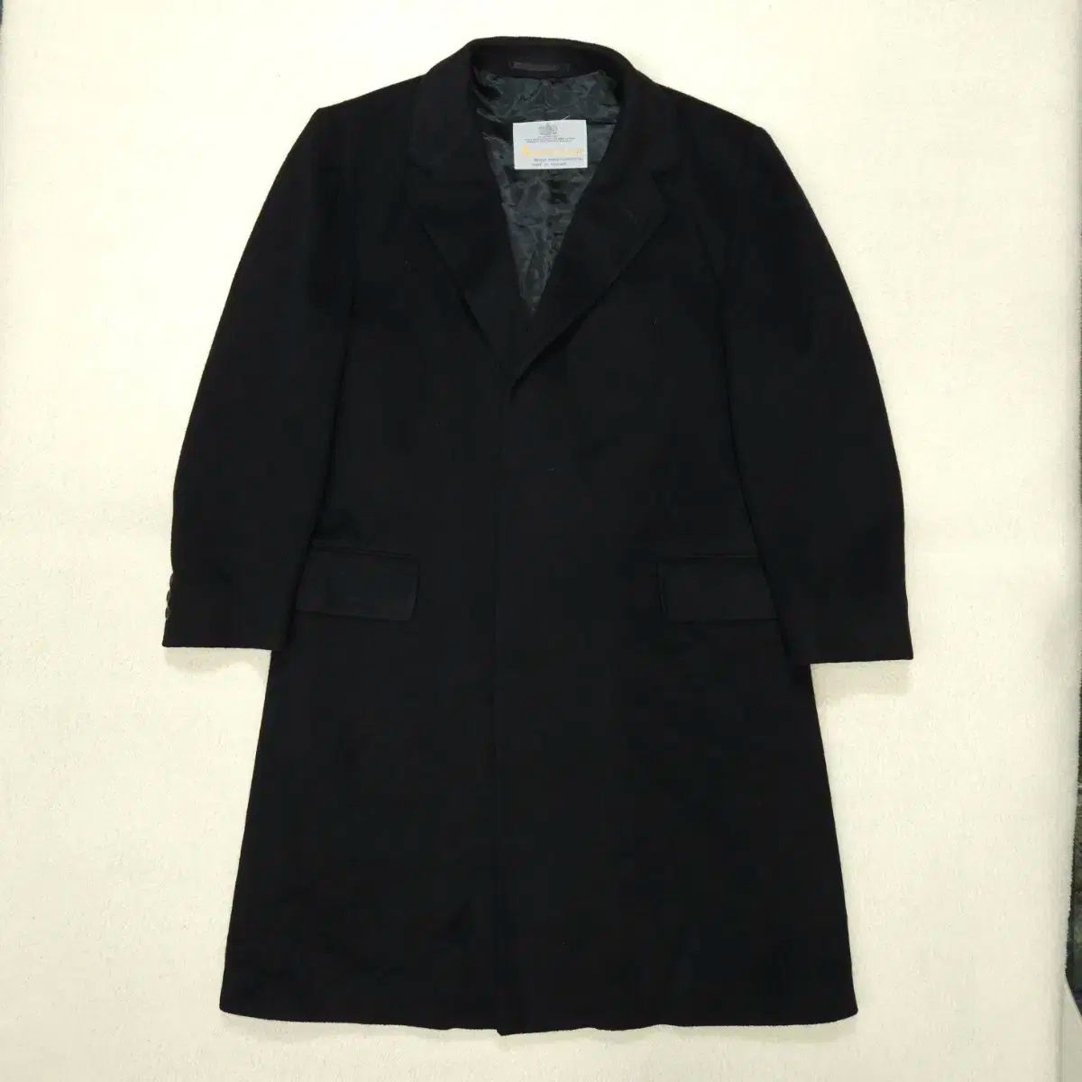 Aquascutum アクアスキュータム カシミヤ100％ ロングコート 黒