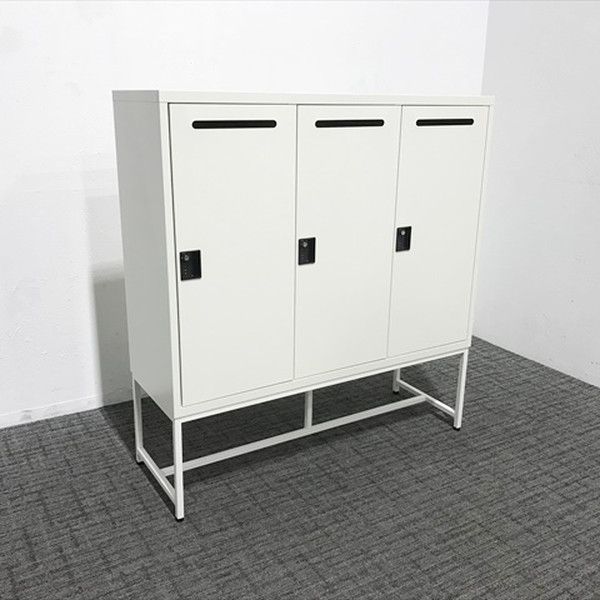 パーソナルロッカー 3人用アスプルンド フレックスウィズ ストレージ ダイヤル錠 ホワイト