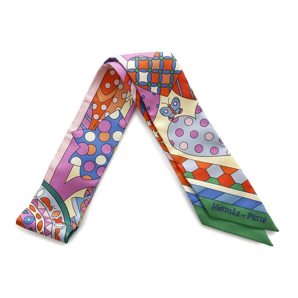 2023年春夏 HERMES エルメス スカーフ ツイリー 森のささやき 新品