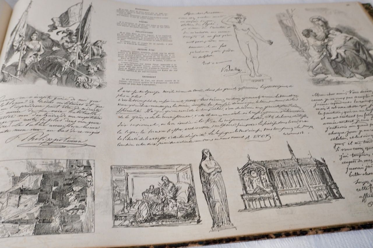フランス アンティーク オートグラフ 1862年 直筆 【公式通販】
