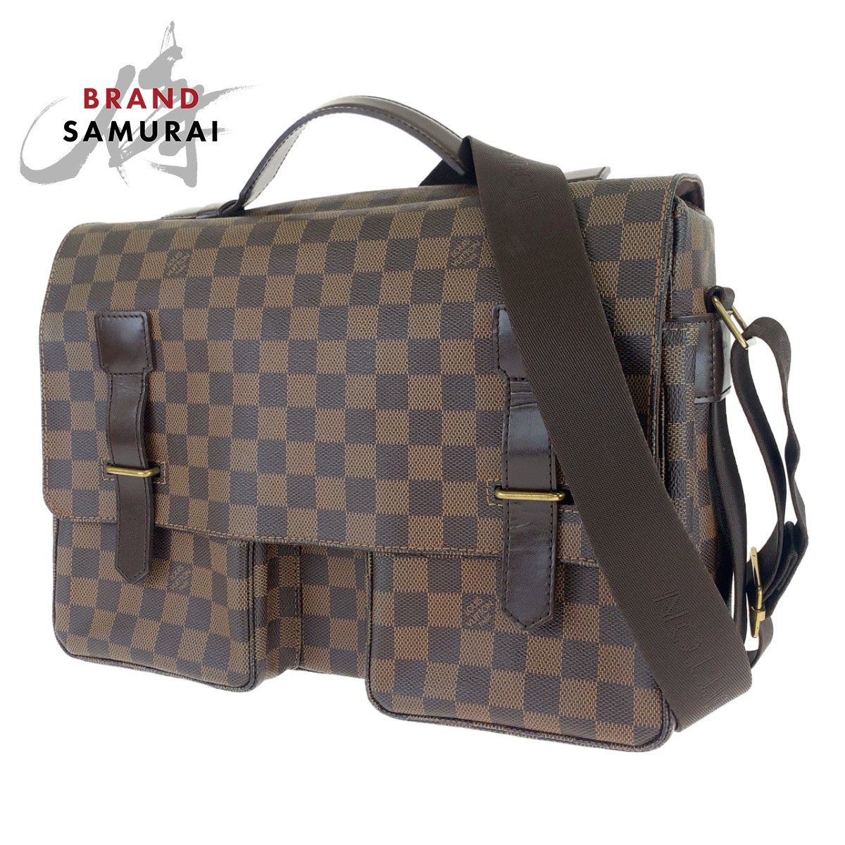 美品 LOUIS VUITTON ルイヴィトン ダミエ ブロードウェイ ブラウン 茶 