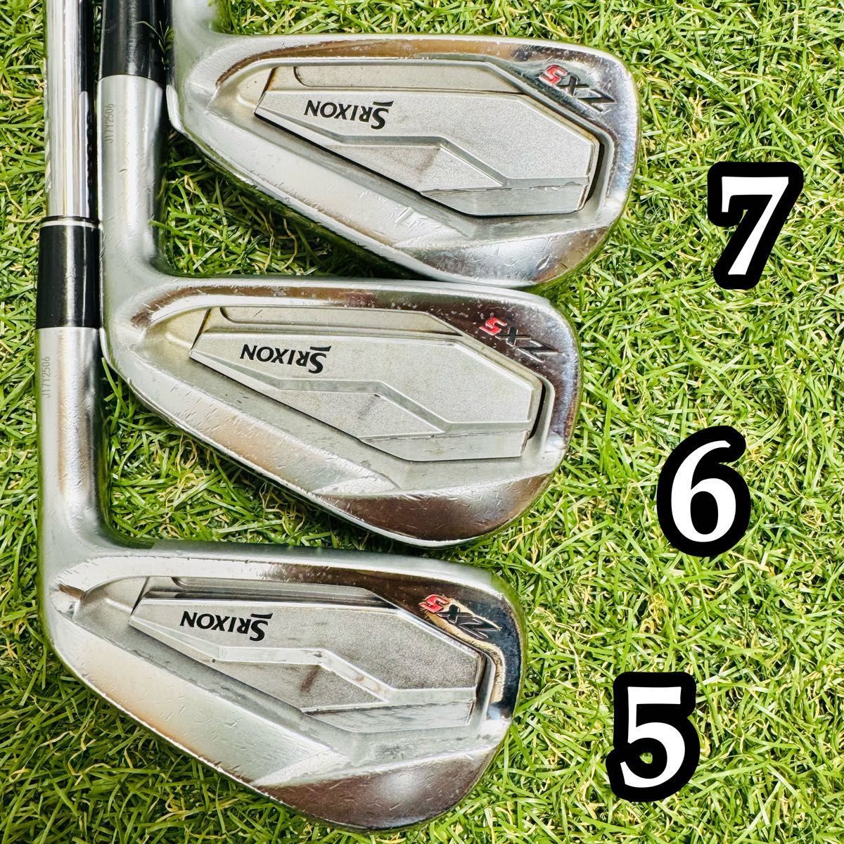 5冊まとめ売り 良品】スリクソン 初代ZX5 メンズアイアンセット 6本 スチール S