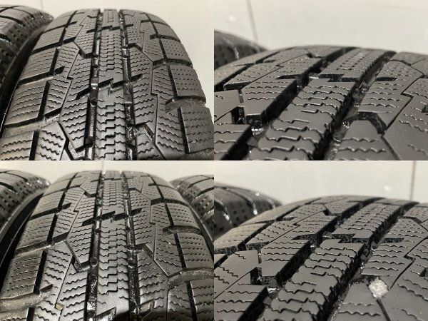 【TOYO GARIT GIZ 155/65R14】スタッドレス【ダイハツ 純正ホイール 14インチ 4.5J4HPCD100】バリ溝 タント ムーヴ等　(MTL472)