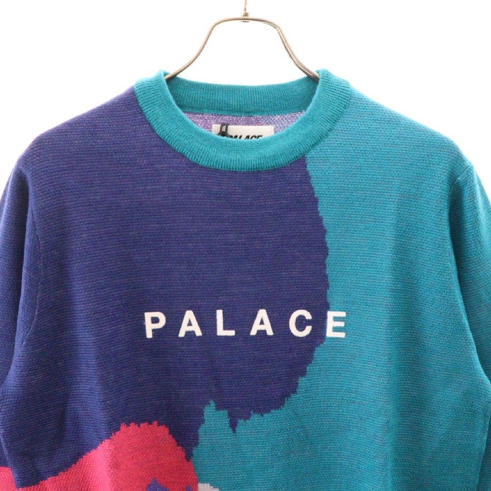Palace Skateboards (パレススケートボーズ) 18AW WHIRL KNIT ロゴ刺繍  