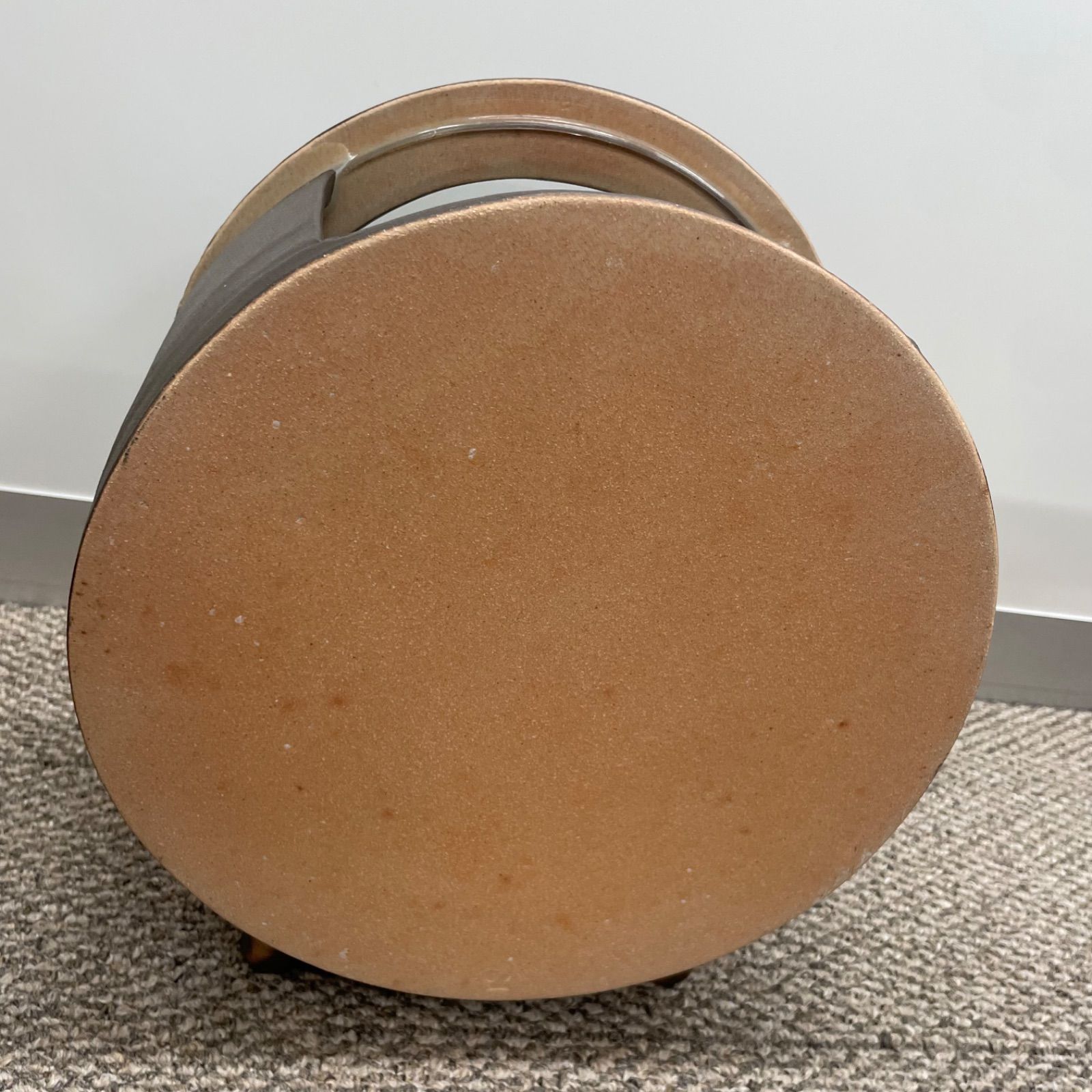 金魚鉢 陶器丸型水槽