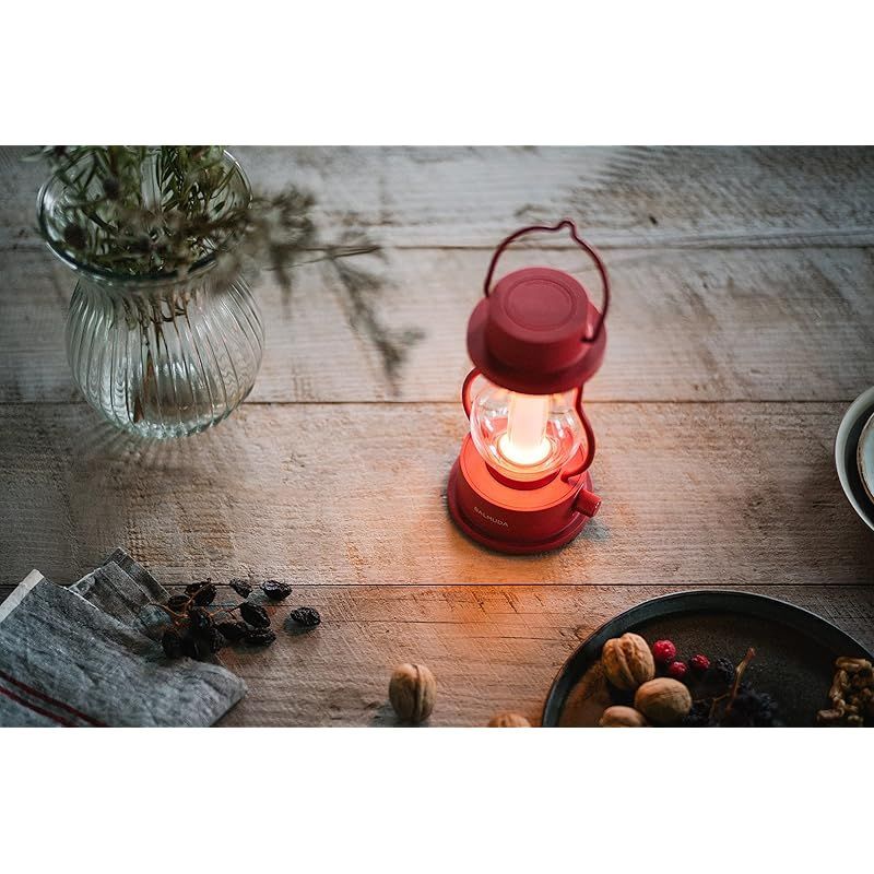 バルミューダ ザ・ランタン ポータブルLED クラシックレッドL02A