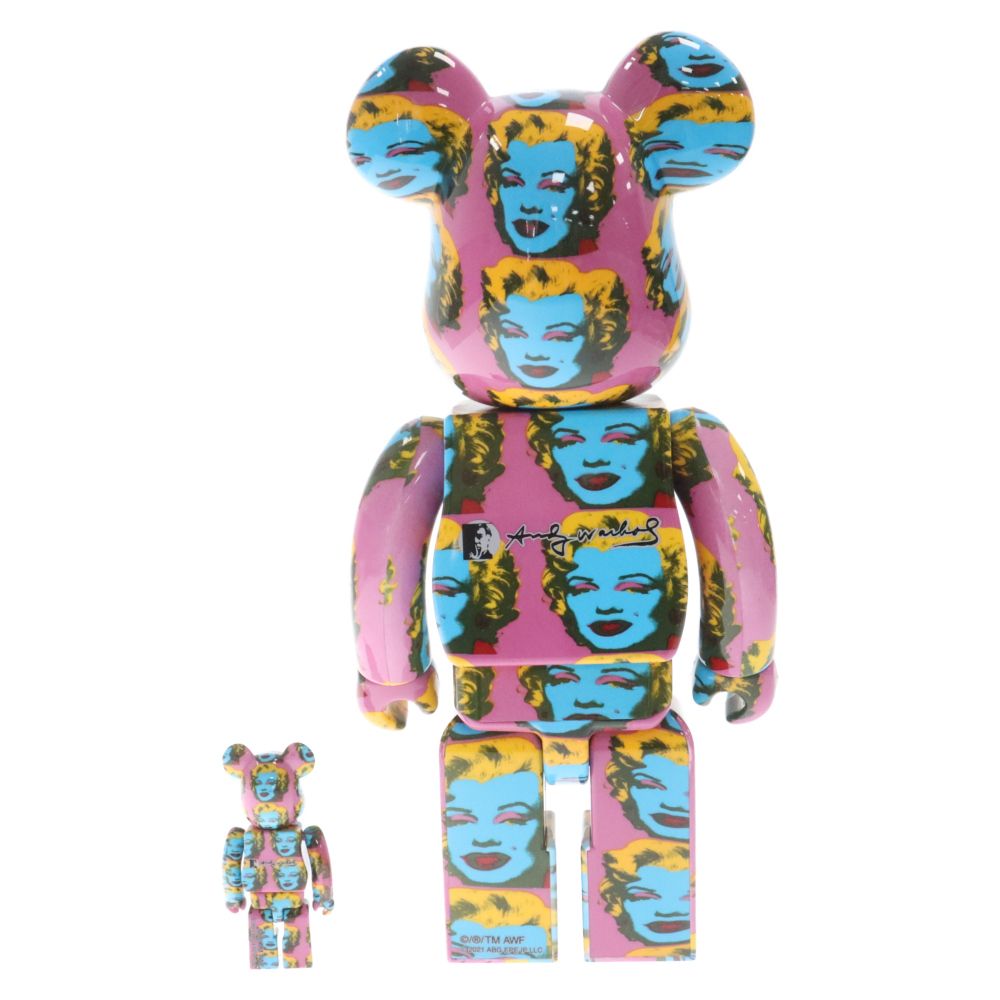 ベアブリックマリリンモンローMarilyn Monroe Andy Warhol's Marilyn Monroe BE@RBRICK 100% & 400% / 1000