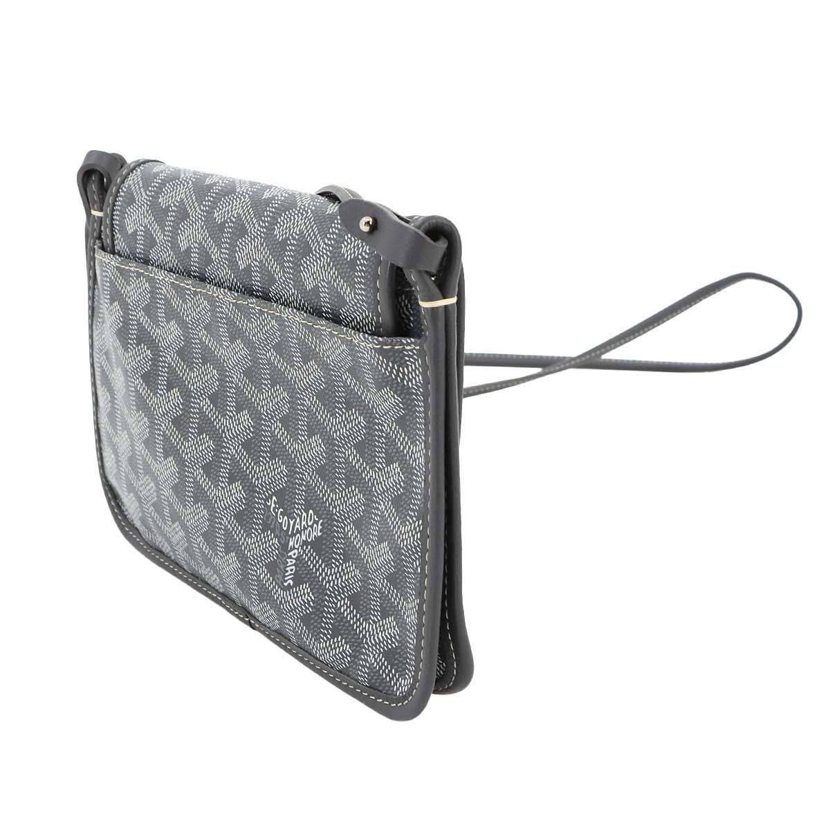 Goyard Plumet プリュメ ショルダーバッグ グレー ゴヤール GOYARD