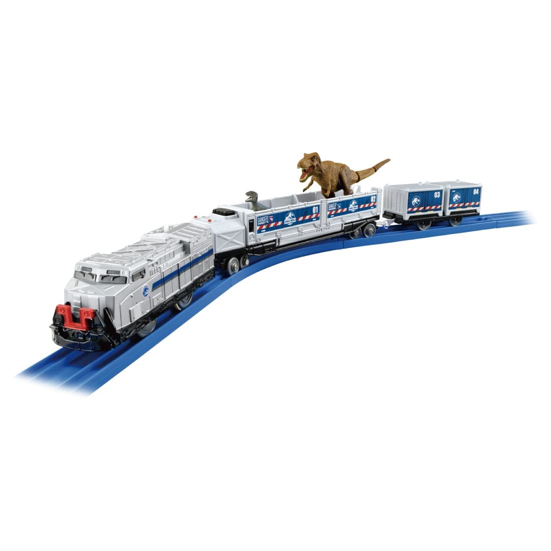 タカラトミー 『 プラレール ジュラシック・ワールド 恐竜運搬列車 』 電車 列車 おもちゃ 3歳以上 玩具安全基準合格 STマーク認証 PLARAIL TAKARA TOMY 