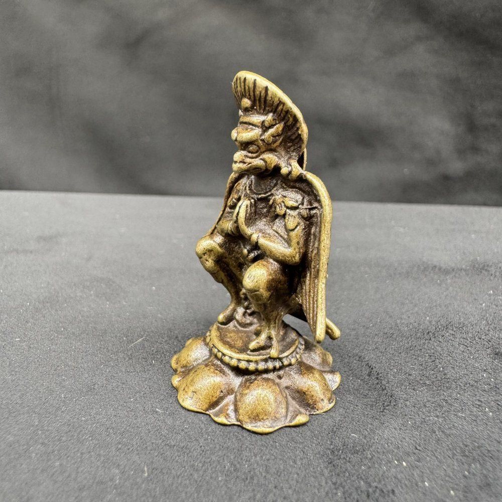 銅製 仏教美術 「金翅大鵬鳥」辟邪 開運風水 招財 置物 工芸品 装飾品