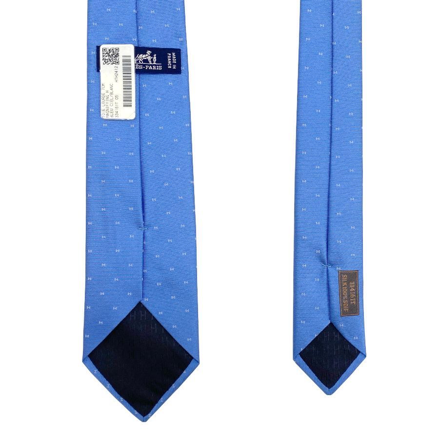 新品】 エルメス HERMES ネクタイ シルクツイルタイ7cm《 マグニ