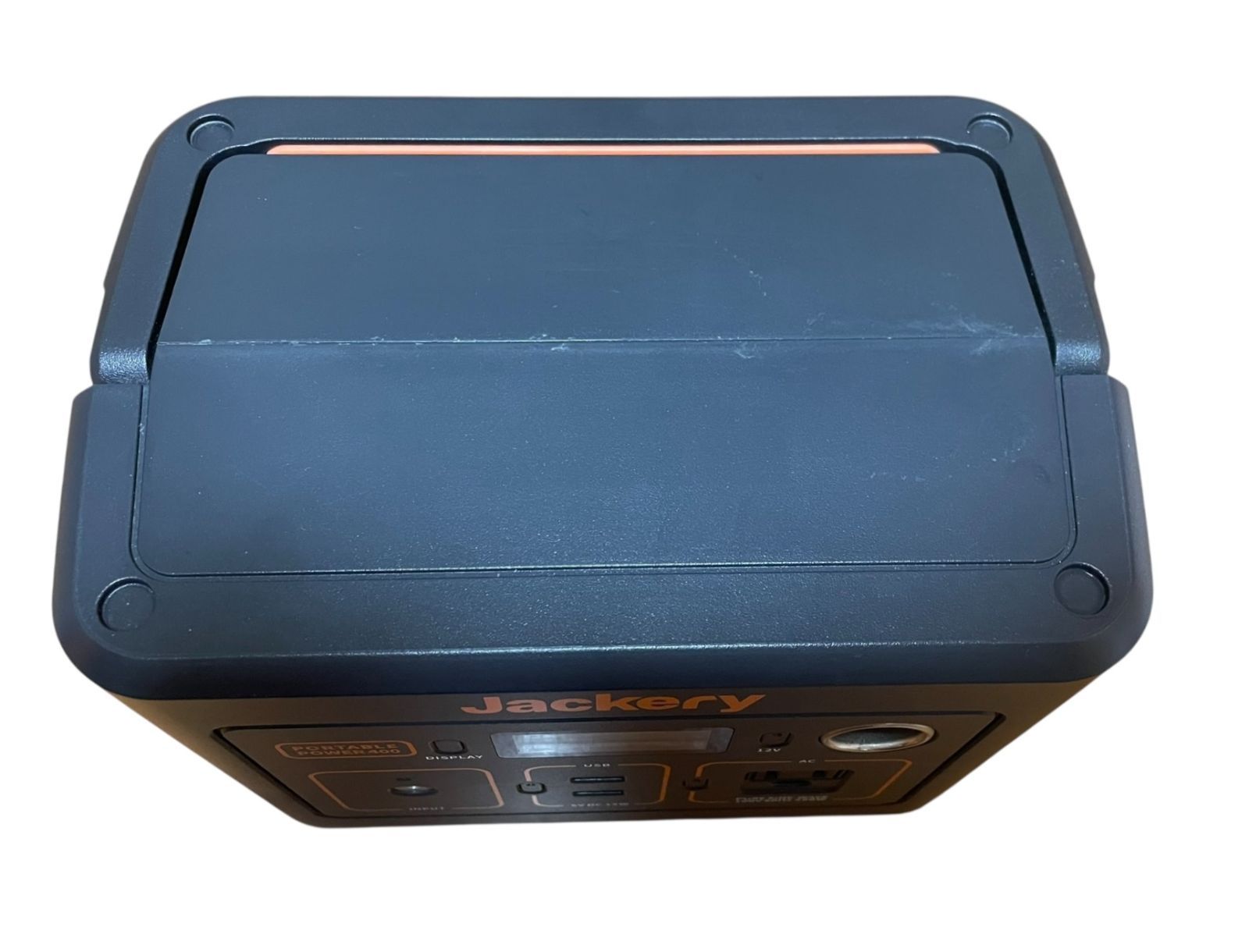 管理番号2953 Jackery ポータブル電源 400 大容量 400Wh 家庭用 バックアップ電源 節電 停電対策 PSE認証済 純正弦波 AC 200W 瞬間最大400W DC USB出力 四つの充電方法 MPPT制御 車中泊 キャンプ アウトドア